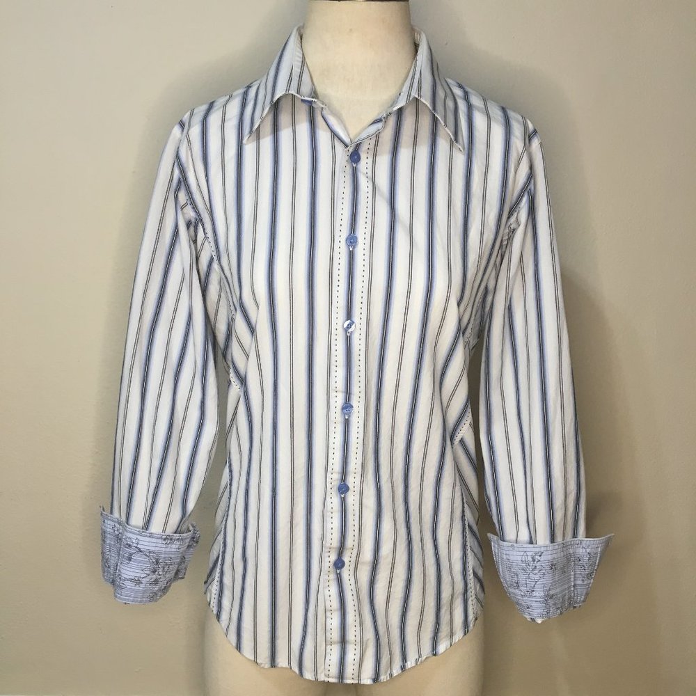 7 Diamonds Long Sleeve Button Down Shirt